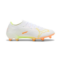 PUMA Ultra Nitro 7 Ultimate Gras Voetbalschoenen (FG) Wit Geel Oranje