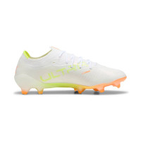 PUMA Ultra Nitro 7 Ultimate Gras Voetbalschoenen (FG) Wit Geel Oranje