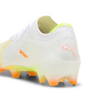 PUMA Ultra Nitro 7 Ultimate Gras Voetbalschoenen (FG) Wit Geel Oranje