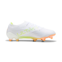 PUMA Ultra Nitro 7 Pro Gras Voetbalschoenen (FG) Wit Geel Oranje