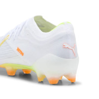 PUMA Ultra Nitro 7 Pro Gras Voetbalschoenen (FG) Wit Geel Oranje