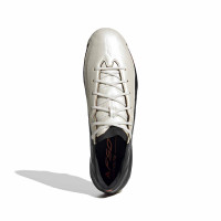 adidas F50 Hyperfast Elite L-Tech Gras Voetbalschoenen (FG) Zwart Wit Oranje