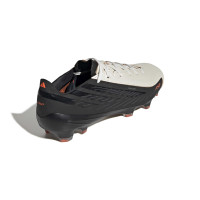 adidas F50 Hyperfast Elite L-Tech Gras Voetbalschoenen (FG) Zwart Wit Oranje