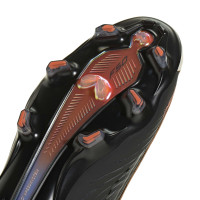 adidas F50 Hyperfast Elite L-Tech Gras Voetbalschoenen (FG) Zwart Wit Oranje
