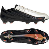 adidas F50 Hyperfast Elite L-Tech Gras Voetbalschoenen (FG) Zwart Wit Oranje