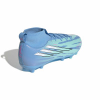 adidas F50 Sparkfusion Trinity League Grass/Artificial Grass Football Boots (MG) Kids Blue Bright Blue Hot Pink