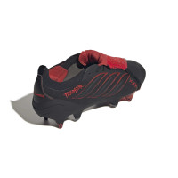 adidas Predator Elite FT L-Tech Iron Stud Football Boots (SG) Black Black Red