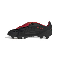 adidas Predator Elite FT L-Tech Gras Voetbalschoenen (FG) Kids Zwart Zwart Rood