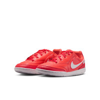 Nike Tiempo Streetgato Straatvoetbalschoenen Kids Rood Wit