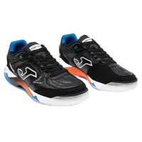 Joma Top Flex Plus Zaalvoetbalschoenen (IN) Zwart Wit Groen Oranje Blauw