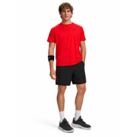 Ensemble d'entraînement tissé texturé Under Armour Tech rouge noir