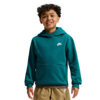 Nike Sportswear Club Fleece Hoodie Kids Turquoise Wit