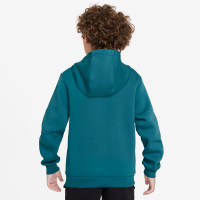 Nike Sportswear Club Fleece Hoodie Kids Turquoise White