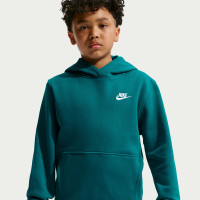 Nike Sportswear Club Fleece Hoodie Kids Turquoise White