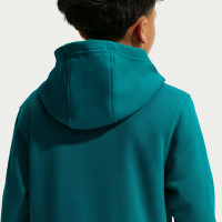 Nike Sportswear Club Fleece Hoodie Kids Turquoise White