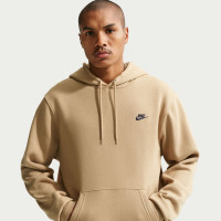 Nike Sportswear Club Fleece Hoodie Donkerbeige Donkerblauw
