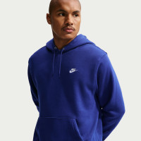 Nike Sportswear Club Fleece Trainingspak Hooded Felblauw Wit