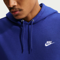 Nike Sportswear Club Fleece Hoodie Dark Blue White