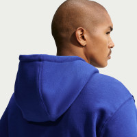 Nike Sportswear Club Fleece Hoodie Dark Blue White