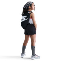 Nike Pro Fleece Trainingsbroekje Kids Zwart Wit