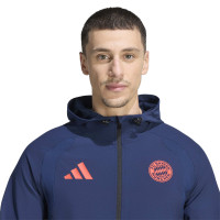adidas Bayern Munich Tiro Travel Tracksuit 2026-2027 Dark Blue Red