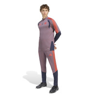 adidas Bayern München Europees Trainingstrui 1/4-Zip 2026-2027 Lichtpaars Zwart Rood