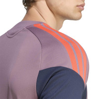adidas Bayern Munich European Training Shirt 2026-2027 Light Purple Black Red