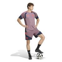adidas Bayern Munich European Training Shirt 2026-2027 Light Purple Black Red