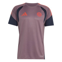 adidas Bayern Munich European Training Shirt 2026-2027 Light Purple Black Red