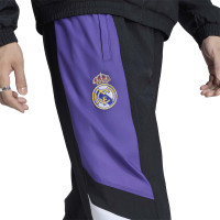 adidas Real Madrid EQT Crew Trainingspak Zwart Wit Paars