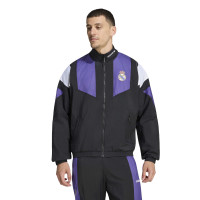 adidas Real Madrid EQT Training Jacket 2026-2027 Black Purple White