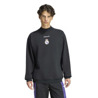 adidas Real Madrid EQT Crew Sweater Zwart Wit Paars