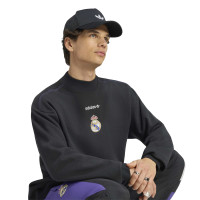 adidas Real Madrid EQT Crew Trainingspak Zwart Wit Paars