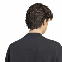 adidas Real Madrid EQT Crew Sweater Zwart Wit Paars