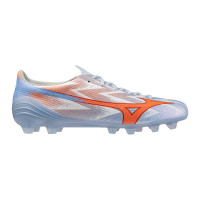 Mizuno Alpha III Elite Gras Voetbalschoenen (FG) Lichtblauw Blauw Oranje
