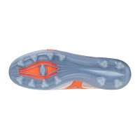 Mizuno Alpha III Elite Gras Voetbalschoenen (FG) Lichtblauw Blauw Oranje