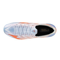 Mizuno Alpha III Elite Gras Voetbalschoenen (FG) Lichtblauw Blauw Oranje