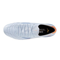 Mizuno Morelia Neo V Beta Elite IJzeren-Nop Voetbalschoenen (SG) Lichtblauw Blauw Oranje