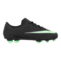 Nike Mercurial Vapor 17 Club Gras / Kunstgras Voetbalschoenen (MG) Peuters/Kleuters Zwart Felgroen Zilvergrijs