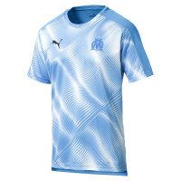 PUMA Olympique Marseille Stadium Voetbalshirt 2019-2020 Azuurblauw
