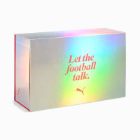 PUMA Ultra Nitro 7 Ultimate Brilliance Gras Voetbalschoenen (FG) Dames Wit Feloranje Roze Lichtblauw