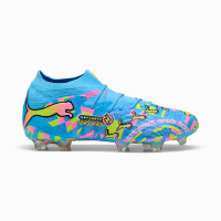 PUMA Future 9 Ultimate ADV Gras Voetbalschoenen (FG) Felblauw Felroze Neongroen