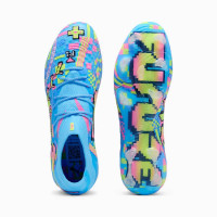 PUMA Future 9 Ultimate ADV Gras Voetbalschoenen (FG) Felblauw Felroze Neongroen