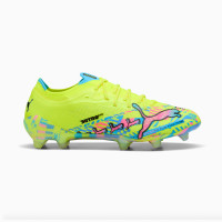 PUMA Ultra Nitro 7 Ultimate ADV Gras Voetbalschoenen (FG) Neongroen Felblauw Felroze