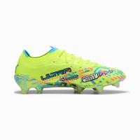 PUMA Ultra Nitro 7 Ultimate ADV Gras Voetbalschoenen (FG) Neongroen Felblauw Felroze