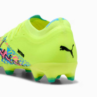 PUMA Ultra Nitro 7 Match ADV Gras / Kunstgras Voetbalschoenen (MG) Neongroen Felblauw Felroze