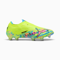 PUMA Ultra Nitro 7 Ultimate ADV Veterloze Gras Voetbalschoenen (FG) Neongroen Felblauw Felroze