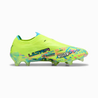 PUMA Ultra Nitro 7 Ultimate ADV Veterloze Gras Voetbalschoenen (FG) Neongroen Felblauw Felroze