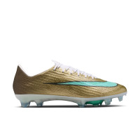 Nike Zoom Mercurial Superfly 11 Mbappé Elite Gras football Boots (FG) Gold Green White