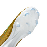 Nike Mercurial Superfly 11 Mbappé Academy Grass/Artificial Grass football Boots (MG) Gold Green White